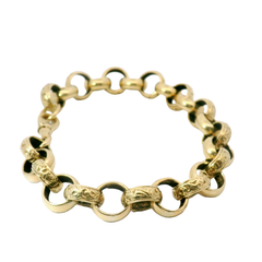 7.75” Pre-owned 9CT Belcher Bracelet (25.6g)