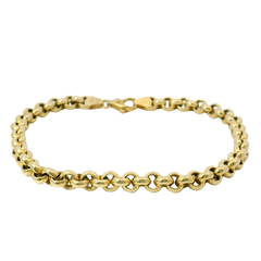 8” Pre-owned 9CT Belcher Bracelet (7.47g)