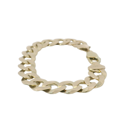 8” Pre-owned 9CT Flat Curb Bracelet (27g)