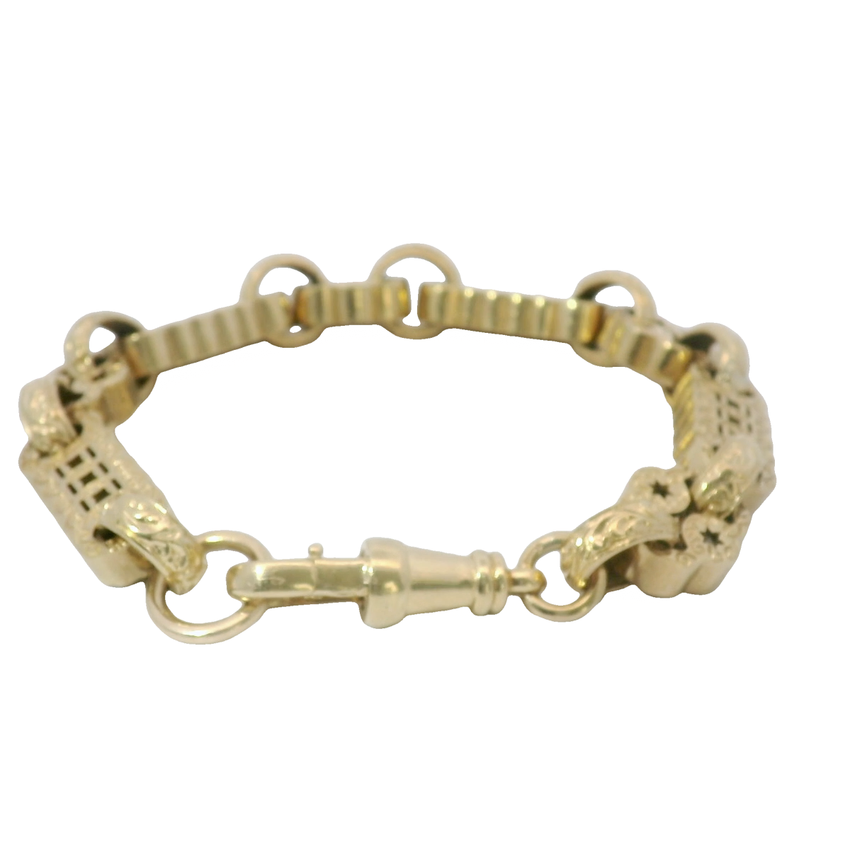 9” Pre-owned 9CT Star & Bar Bracelet (50.13g)