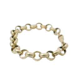 9.5” Pre-owned Alternating Belcher Bracelet (26g)
