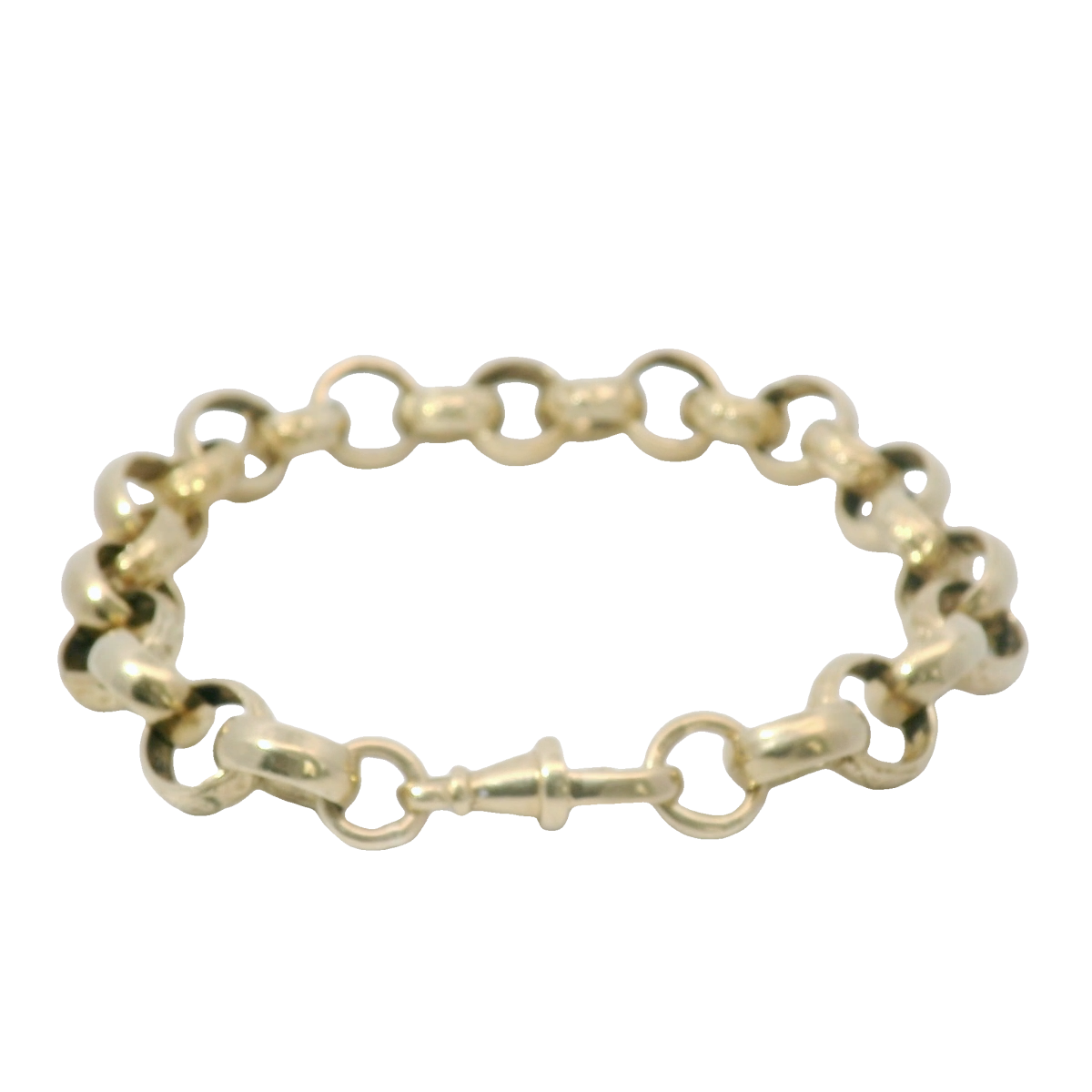 9.5” Pre-owned Alternating Belcher Bracelet (26g)