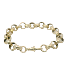 9.5” Pre-owned Alternating Belcher Bracelet (26g)