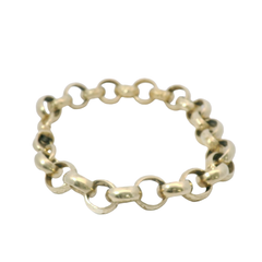 9.5” Pre-owned Alternating Belcher Bracelet (26g)