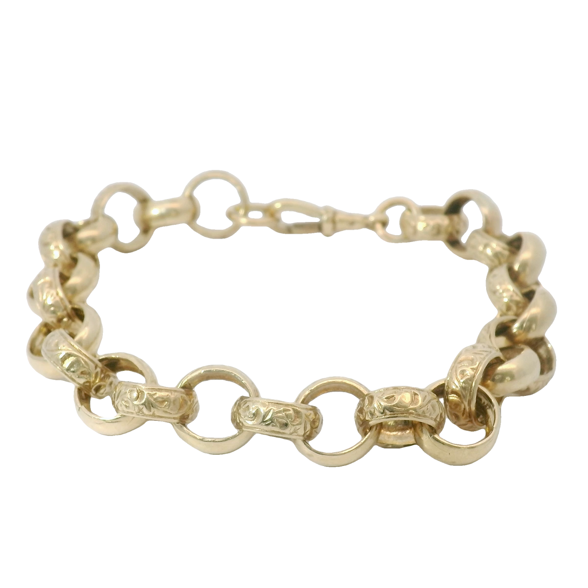 8.5” Pre-owned 9CT Belcher Bracelet (25.56g)