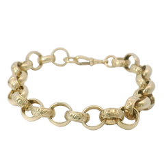 8.5” Pre-owned 9CT Belcher Bracelet (25.56g)