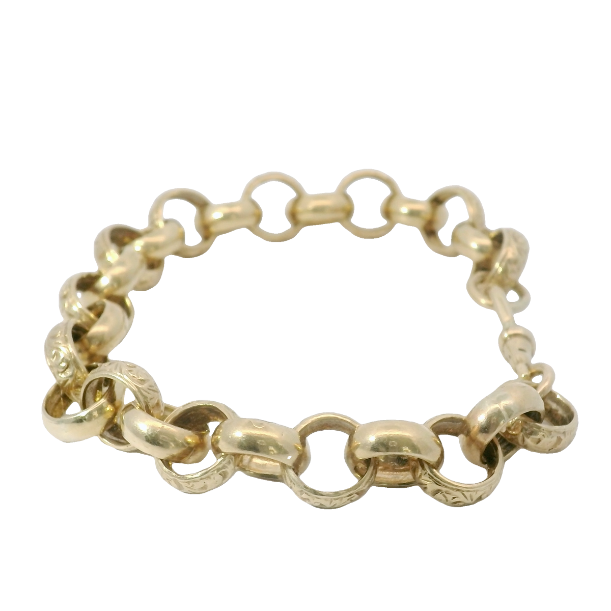 8.5” Pre-owned 9CT Belcher Bracelet (25.56g)