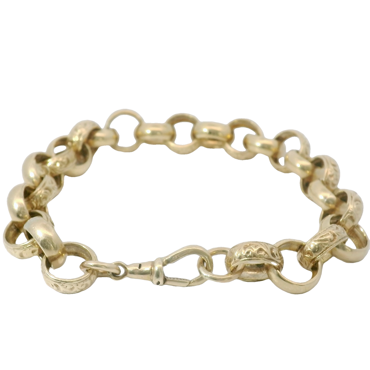 8.5” Pre-owned 9CT Belcher Bracelet (25.56g)