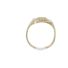9CT Pre-owned British Bull Dog Ring (Size T)