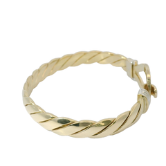 6.75” Pre-owned 9CT Hook & Loop Bangle (35.54g)