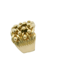 9CT Pre-owned 5 Row Keeper Ring (Size Z 1 1/2)