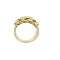9CT Pre-owned 5 Row Keeper Ring (Size Z 1 1/2)