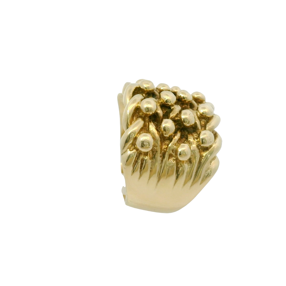 9CT Pre-owned 5 Row Keeper Ring (Size Z 1 1/2)