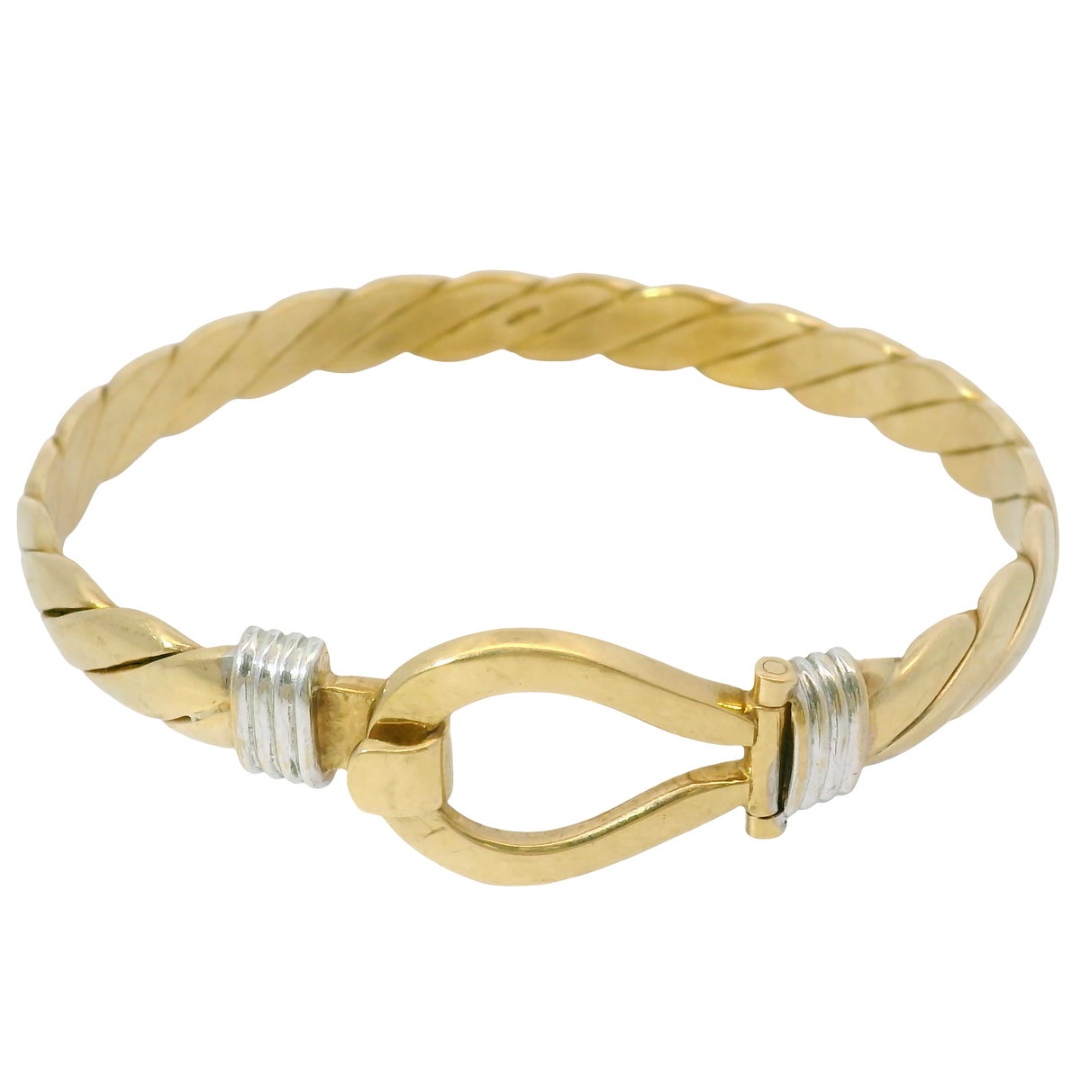 7.5” Pre-owned 9CT Hook & Loop Bangle (37.10g)