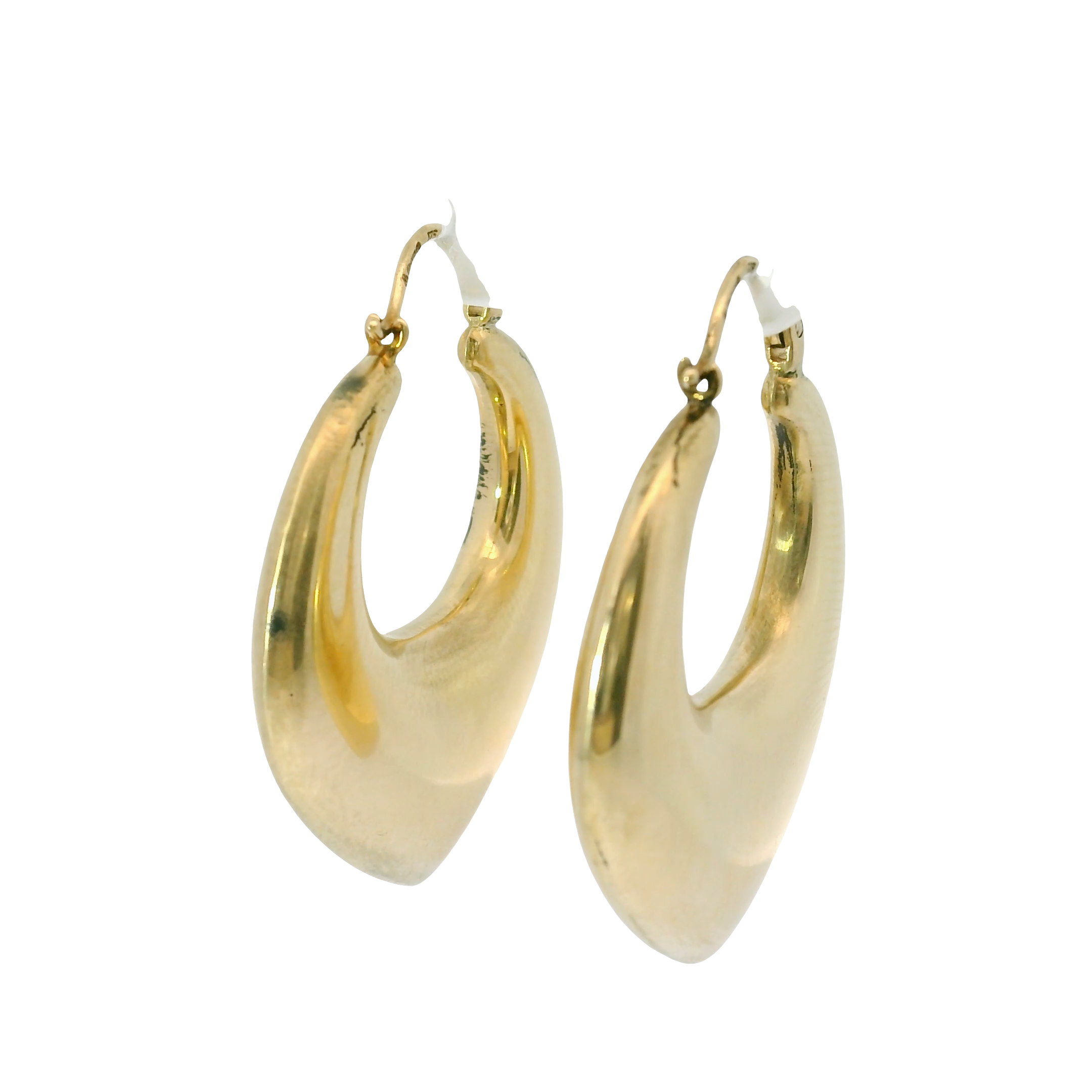 9CT Pre-owned Gold Hoop Earrings (4.66g)