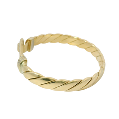 6.5” Pre-owned 9CT Stone Set Hook & Loop Bangle (33.20g)