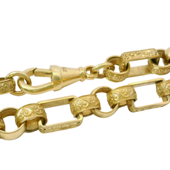 26” Pre-owned 9CT Gypsy Link Chain Necklace (83.89g)