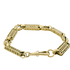 9” Pre-owned 9CT Star & Bar Bracelet (28.01g)