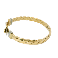 5.5” Pre-owned 9CT Hook & Loop Bangle (13.48g)