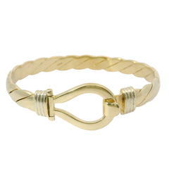 7” Pre-owned 9CT Hook & Loop Bangle (32.69g)