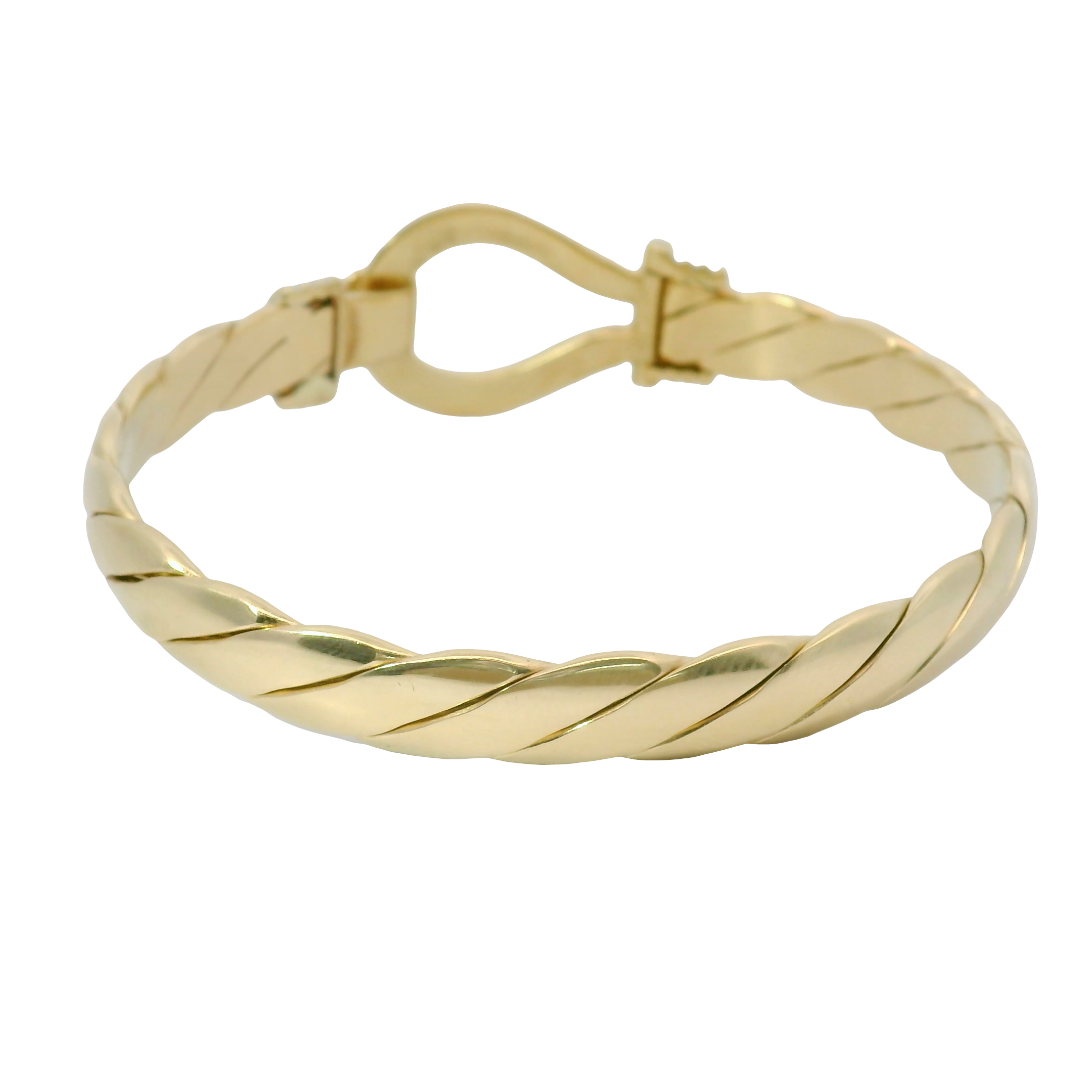 7” Pre-owned 9CT Hook & Loop Bangle (32.69g)