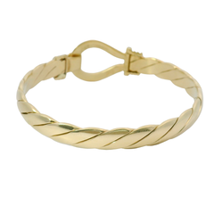 7” Pre-owned 9CT Hook & Loop Bangle (32.69g)