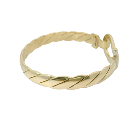 7” Pre-owned 9CT Hook & Loop Bangle (32.69g)