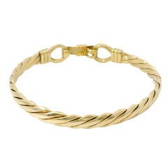 6.75” Pre-owned 9CT Hook & Loop Bangle (19.7g)