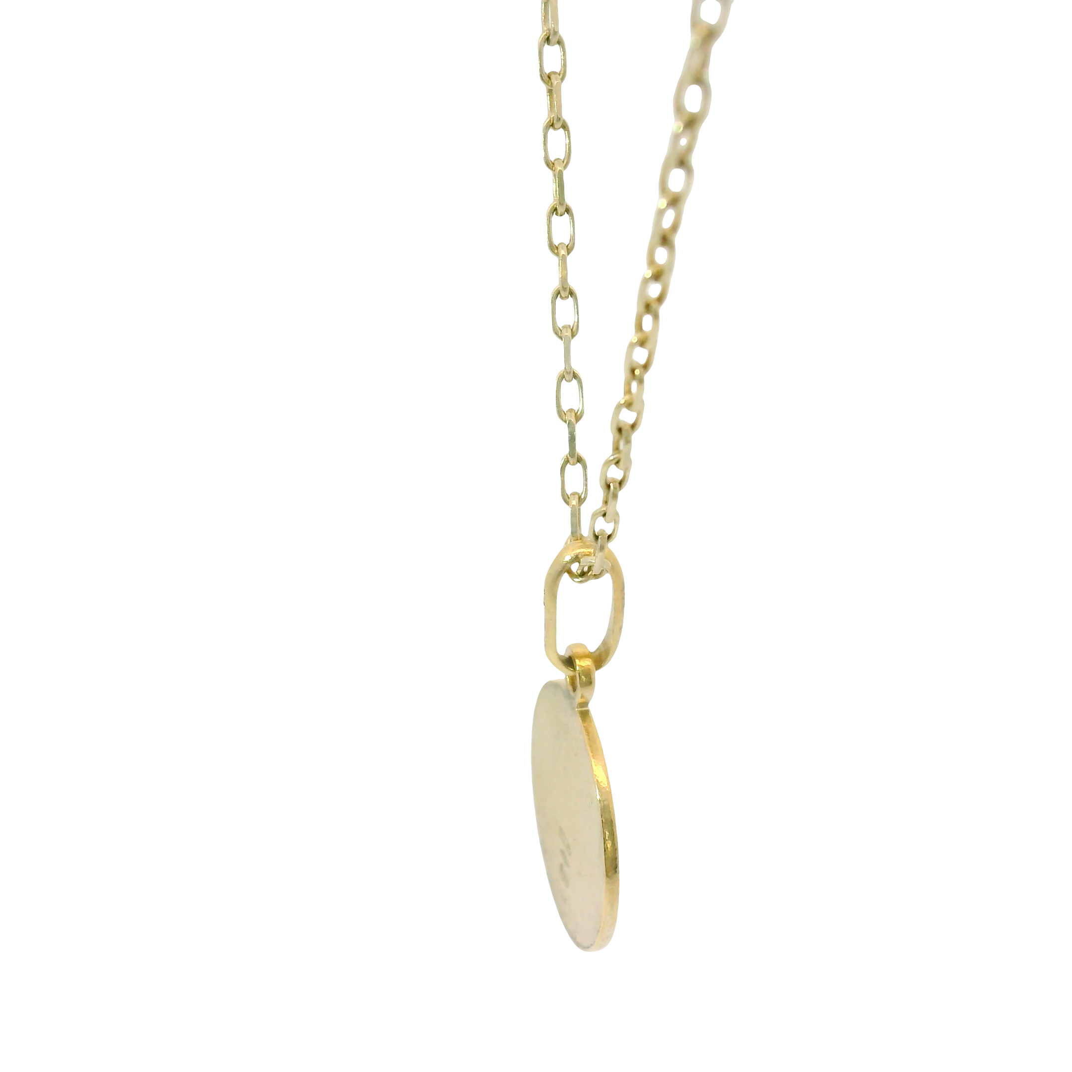 16” Pre-owned 9CT St Christopher Chain Necklace (2.68g)