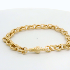 8” New 9CT Heart Link Bracelet (11.74g)