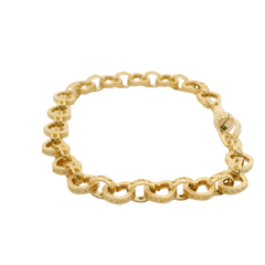 8” New 9CT Heart Link Bracelet (11.44g)