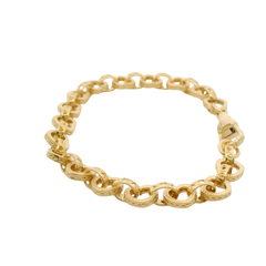 8” New 9CT Heart Link Bracelet (11.53g)