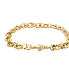 8” New 9CT Heart Link Bracelet (11.53g)