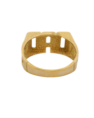9CT Pre-owned Dad Ring (Size X 1/2)