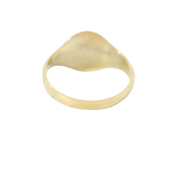 9CT New Kids Signet Ring (Size F1/2)