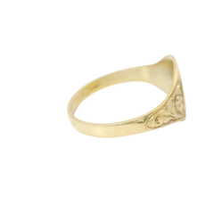 9CT New Kids Signet Ring (Size F1/2)