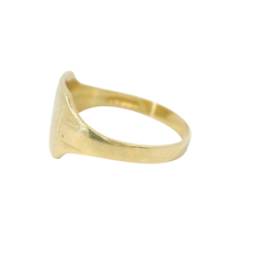 9CT New Kids Signet Ring (Size F)
