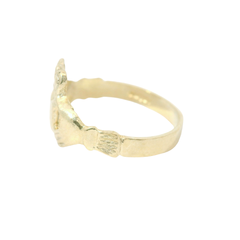 9CT New Kids Claddagh Ring (Size G)