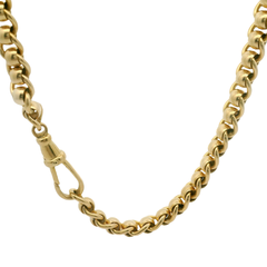 18” Pre-owned 9CT Roller Ball Chain Necklace (33.49g)
