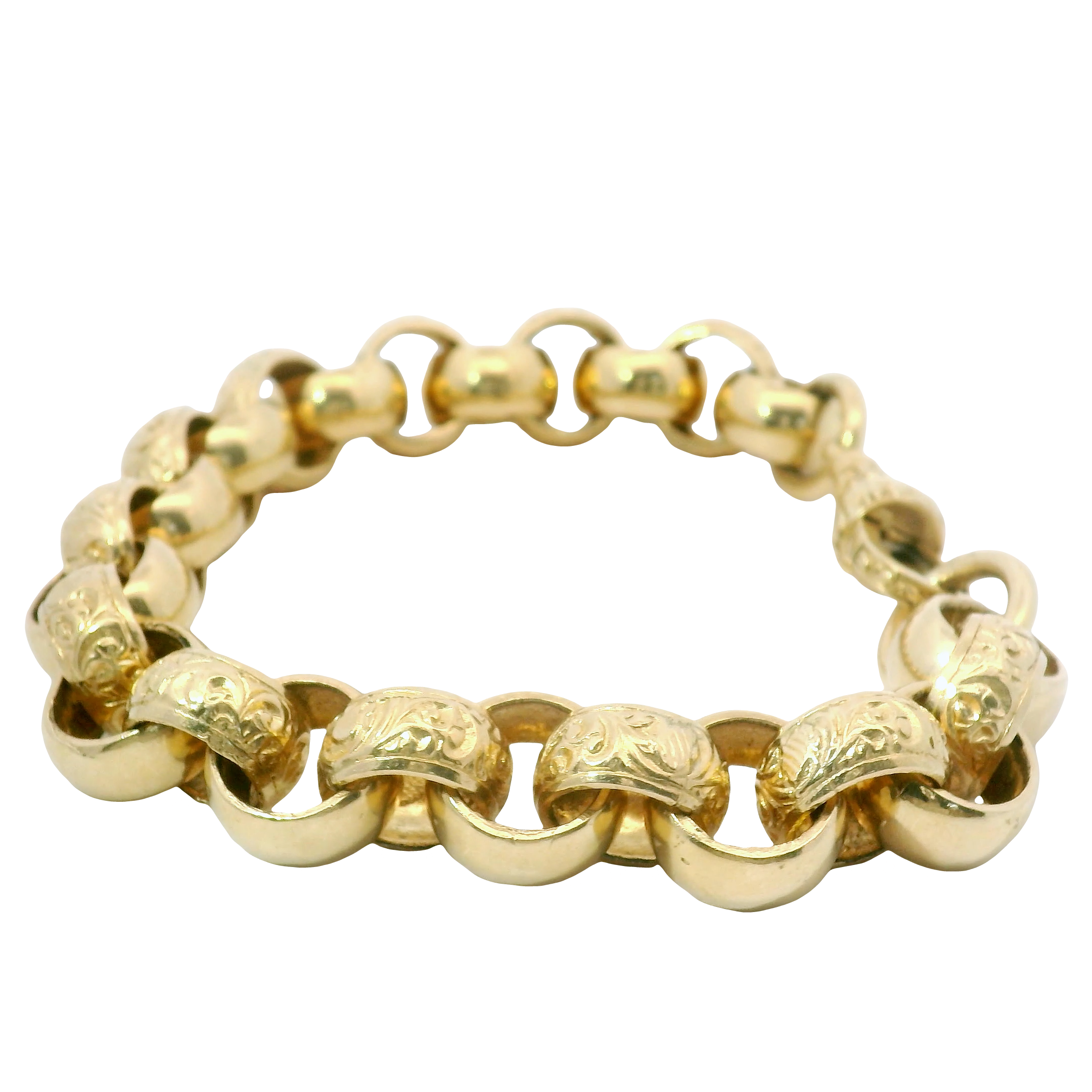 9” Pre-owned 9CT Belcher Bracelet (66.11g)