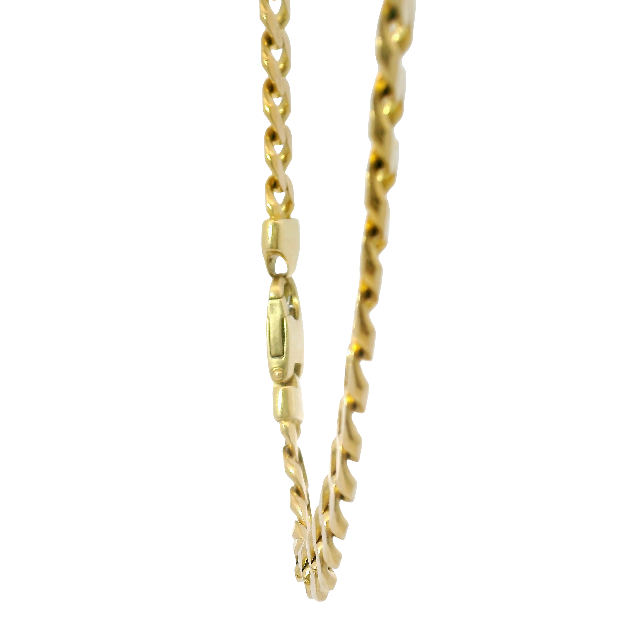 22” Pre-owned 9CT Flat Curb Necklace (44.67g)