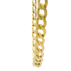 20” Pre-owned 9CT Semi Solid Flat Curb Chain Necklace (16.39g)