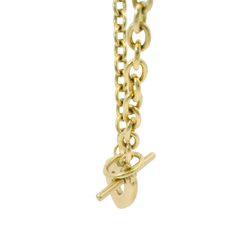 16” Pre-owned 9CT Heart & T-Bar Necklace (32.66g)