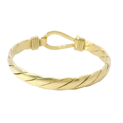 7.75” Pre-owned 9CT Single Hook & Loop Bangle (61.67g)