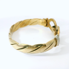 8.25” Pre-owned 9CT Double Hook Bangle (70.38g)