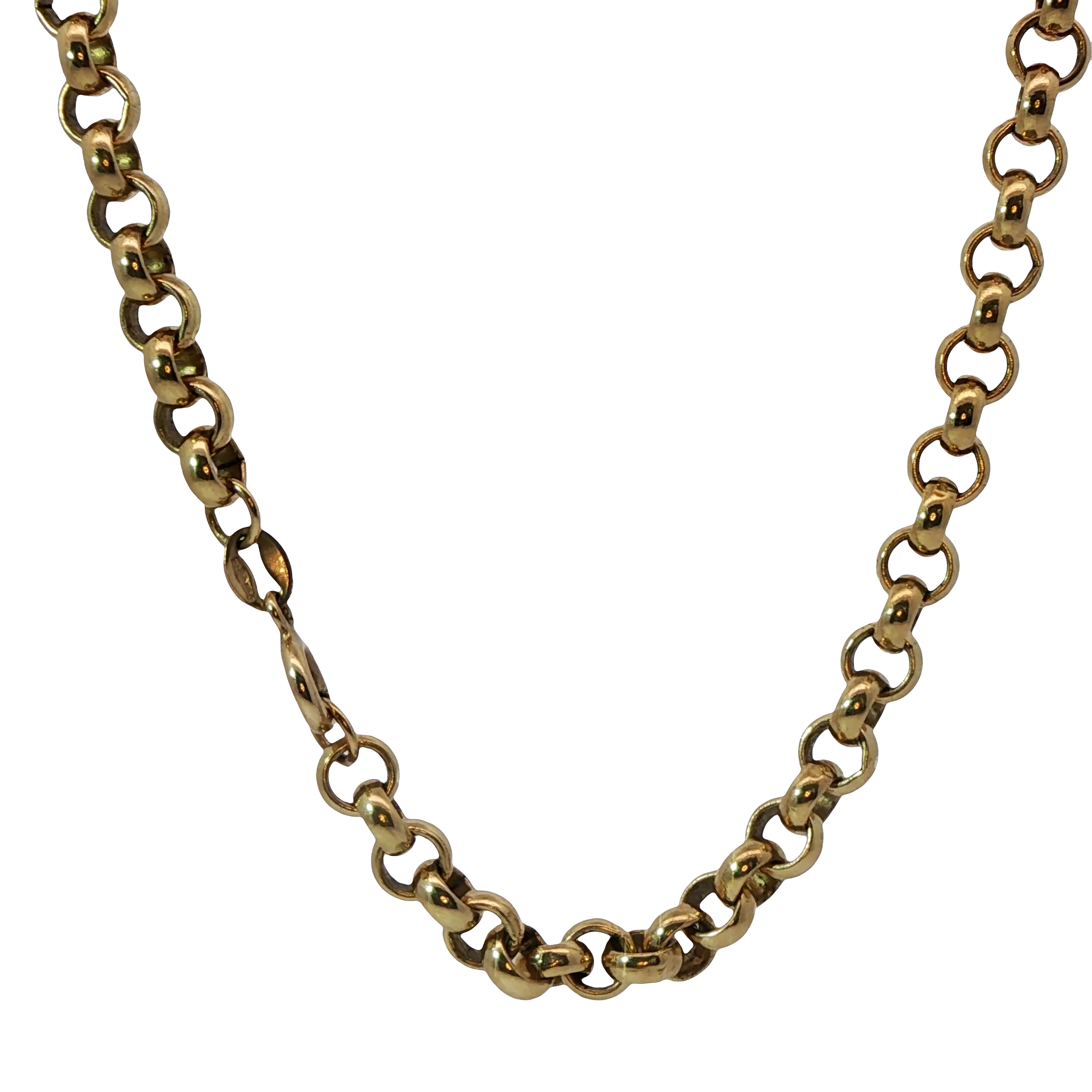 20” Pre-owned 9CT Belcher Chain Necklace (33.46g)