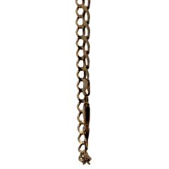 20” Pre-owned 9CT Flat Curb Chain Necklace (11.85g)