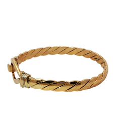 7” Pre-owned 9CT Single Hook Bangle (24.2g)