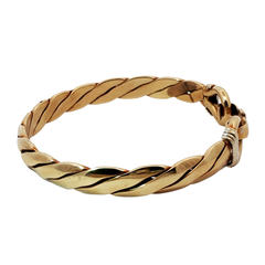 7.75” Pre-owned 9CT Hook & Loop Bangle (36.13g)