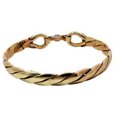 7.75” Pre-owned 9CT Hook & Loop Bangle (36.13g)